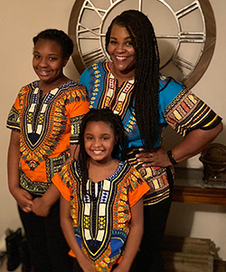 Nikki McGruder and her daughters