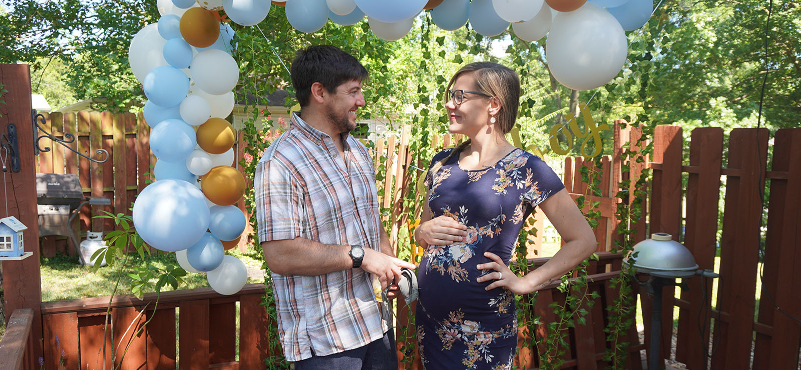 Pregnant wife and husband