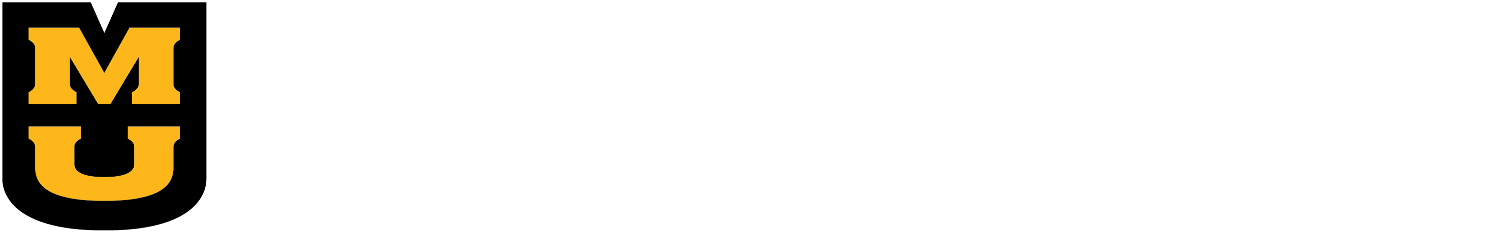 MU Health Logo Reverse