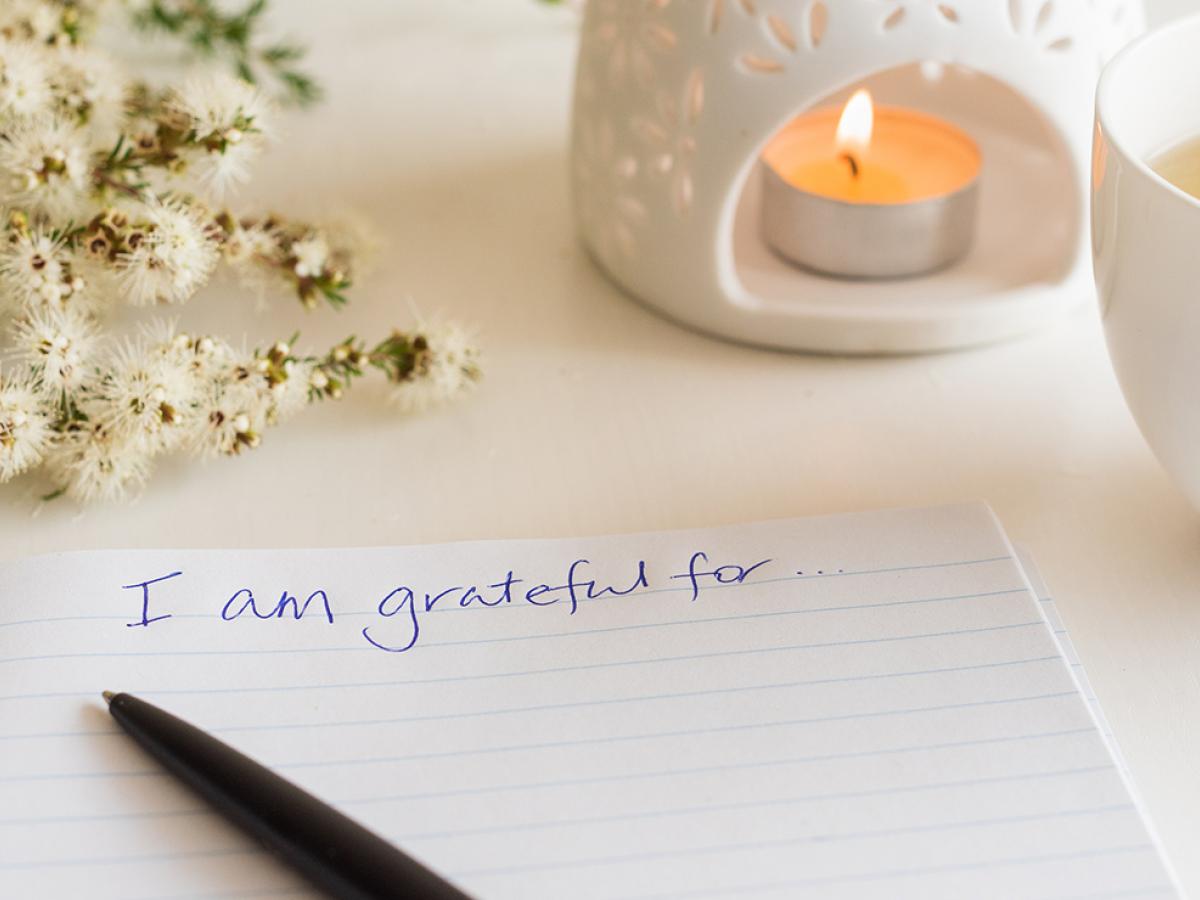 gratitude notebook