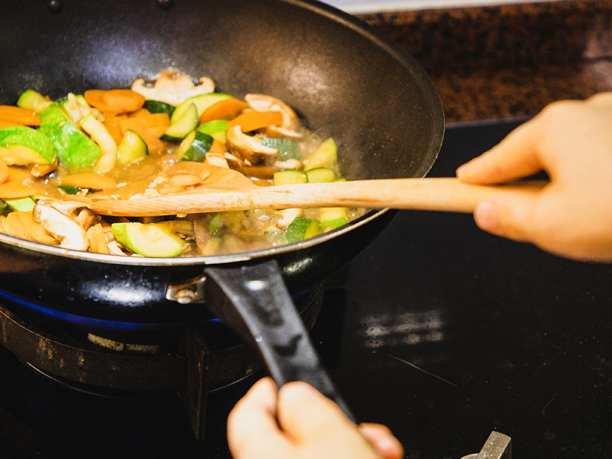 Asian Food cooking