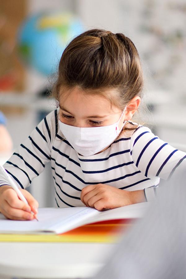 Photo of girl in school